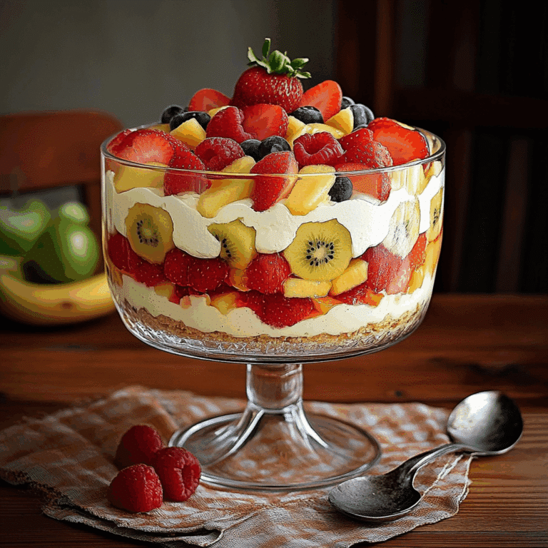 Classic Easy Fruit Trifle
