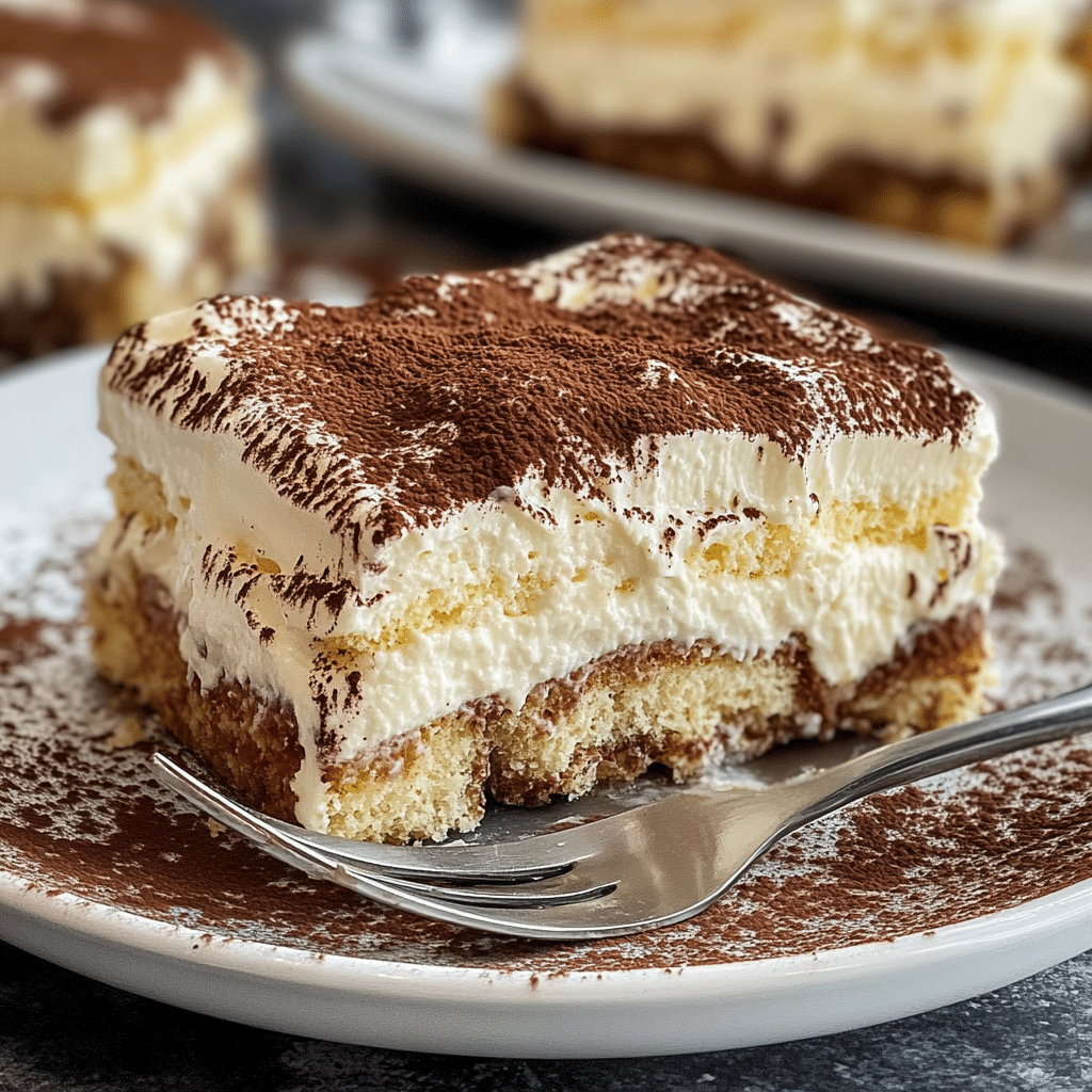 Creamy No-Bake Tiramisu Dessert