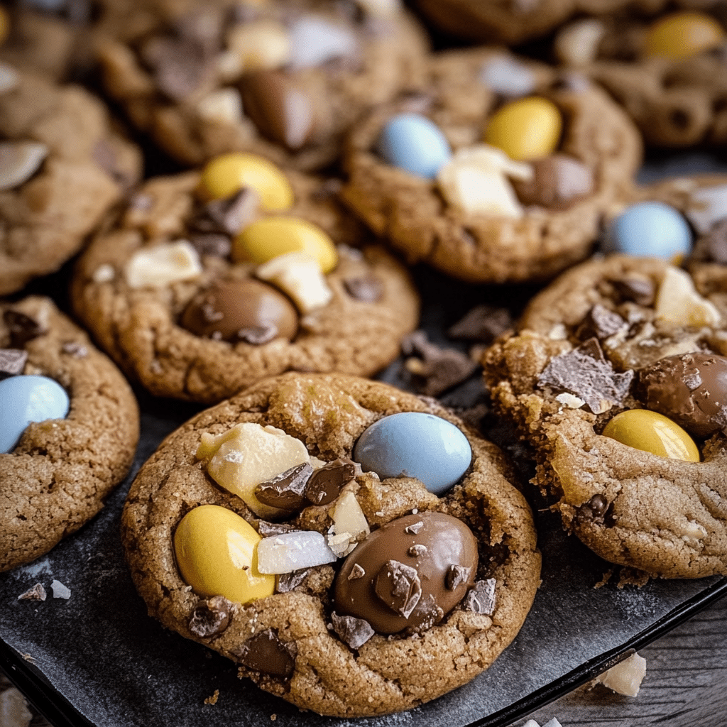 Easter Chocolate Cadbury Egg Cookies