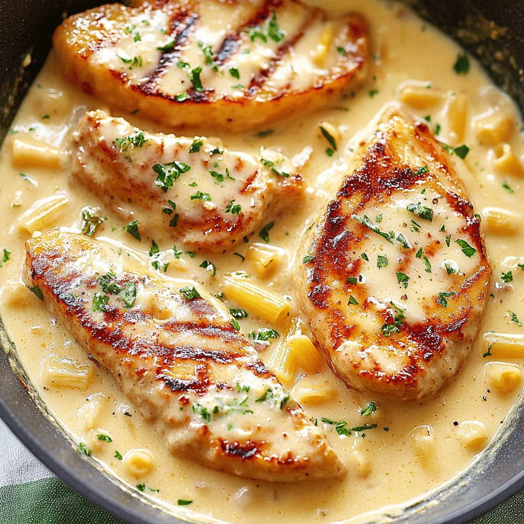 Easy Dijon Cream Pork Chops