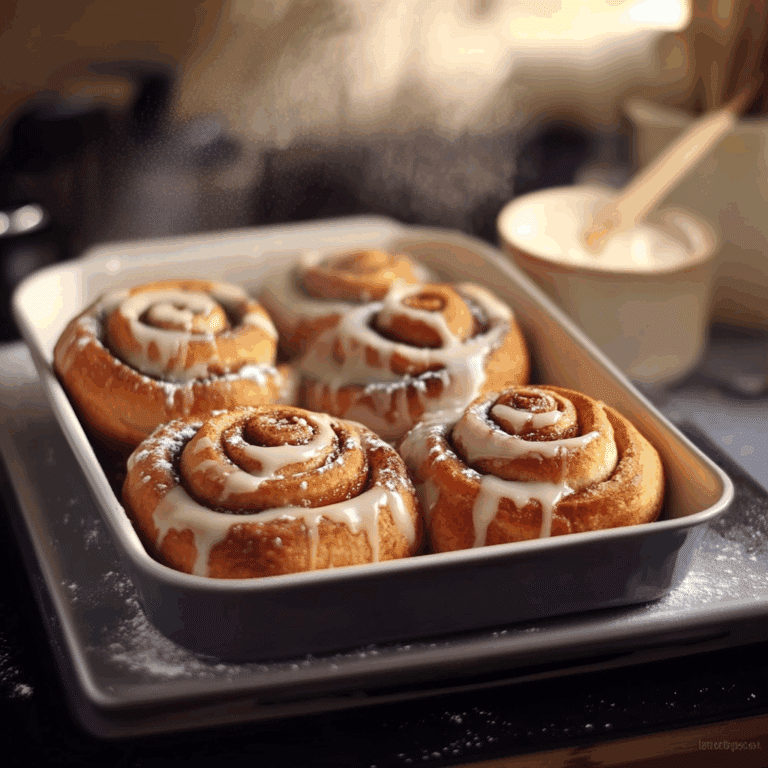 Easy Overnight Cinnamon Rolls