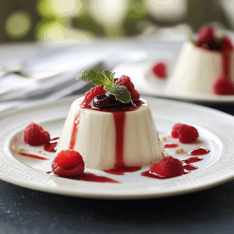 Easy Panna Cotta Recipe