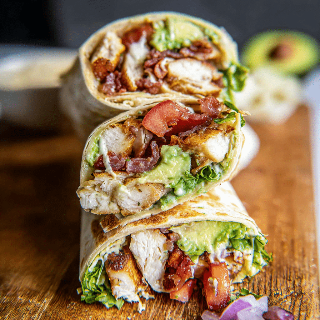 Chicken, Bacon, Avocado Wrap