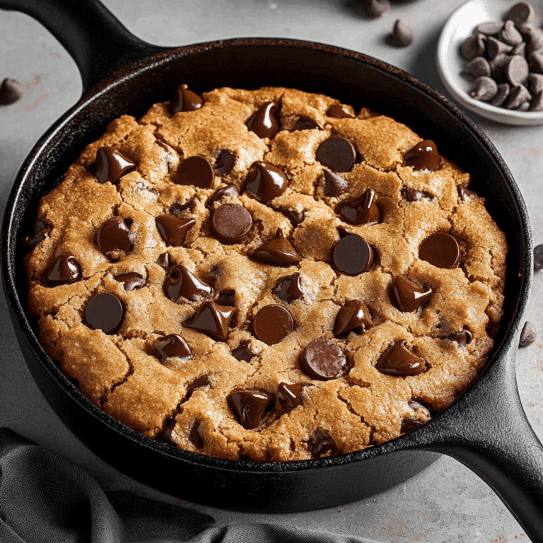 Chocolate Chip Skillet Cookie Recipe