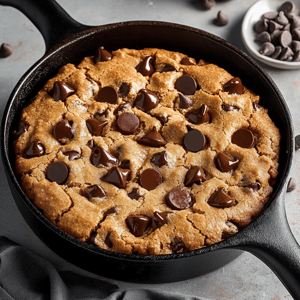 Chocolate Chip Skillet Cookie Recipe
