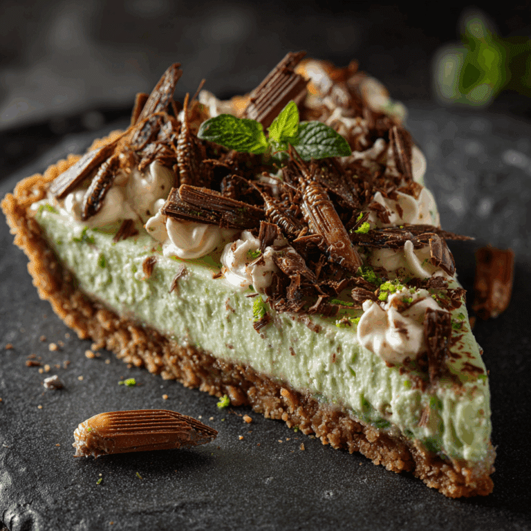 Creamy Grasshopper Pie