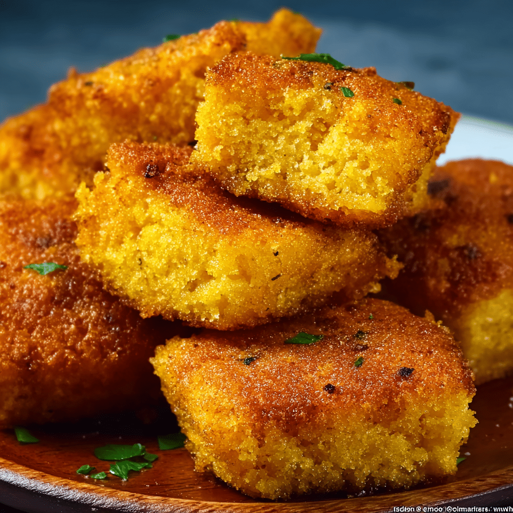 Crispy Fried Cornbread