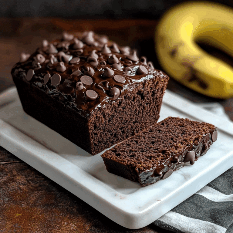 Double Chocolate Banana Bread Recipe