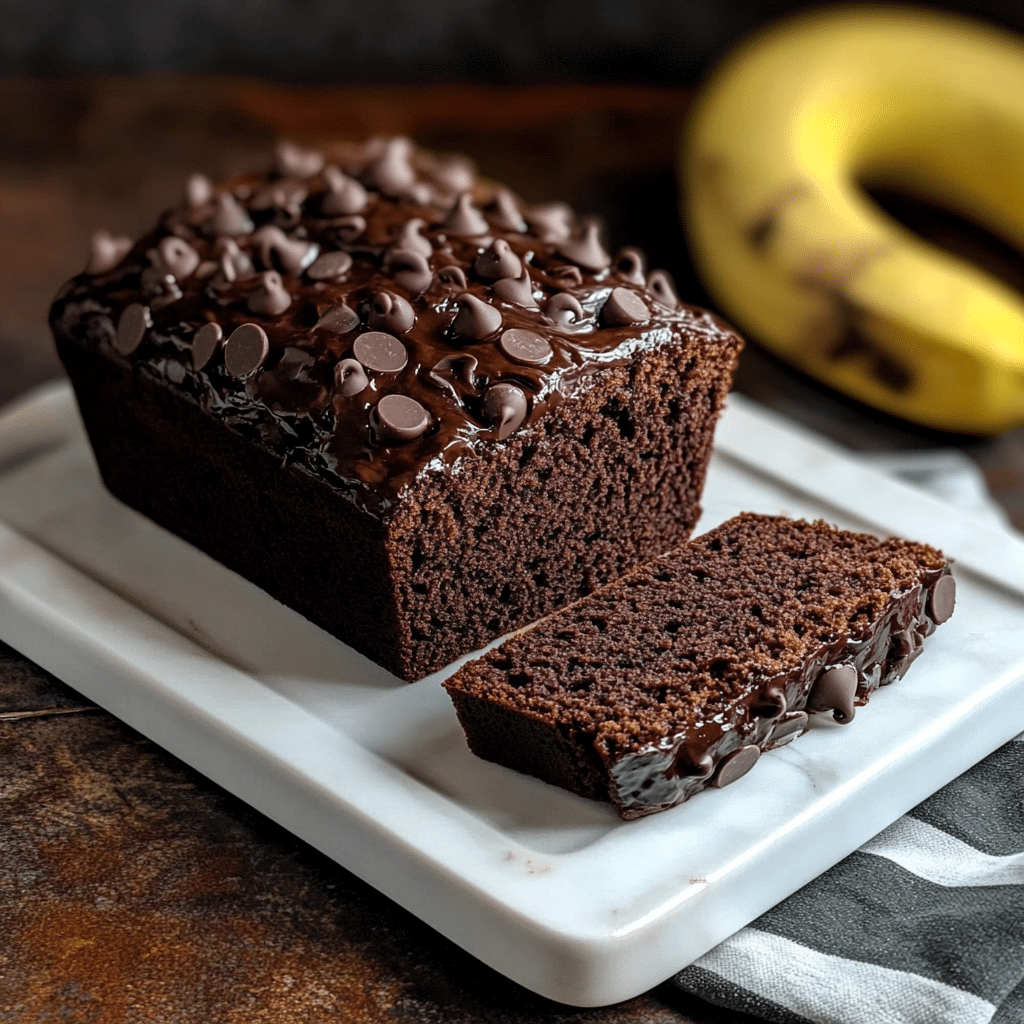 Double Chocolate Banana Bread Recipe