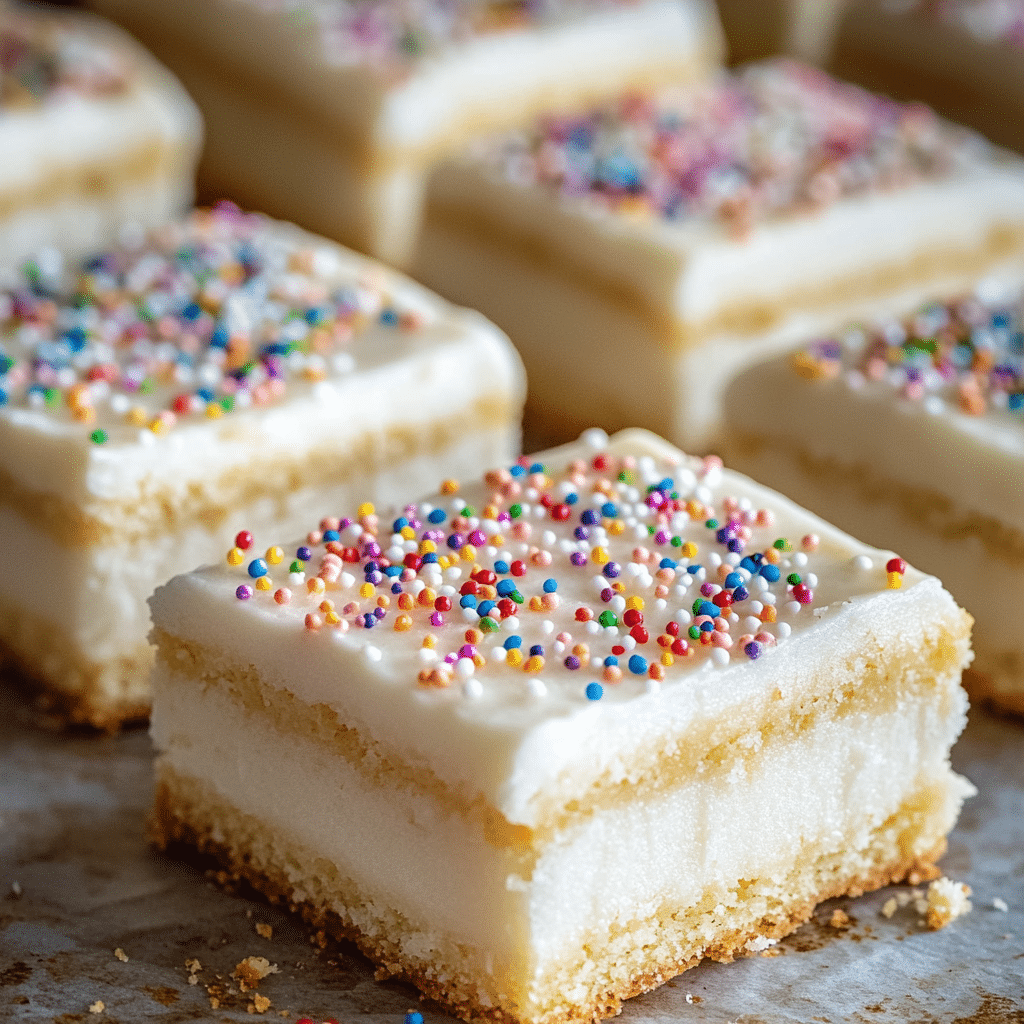 Frosted Sugar Cookie Bars