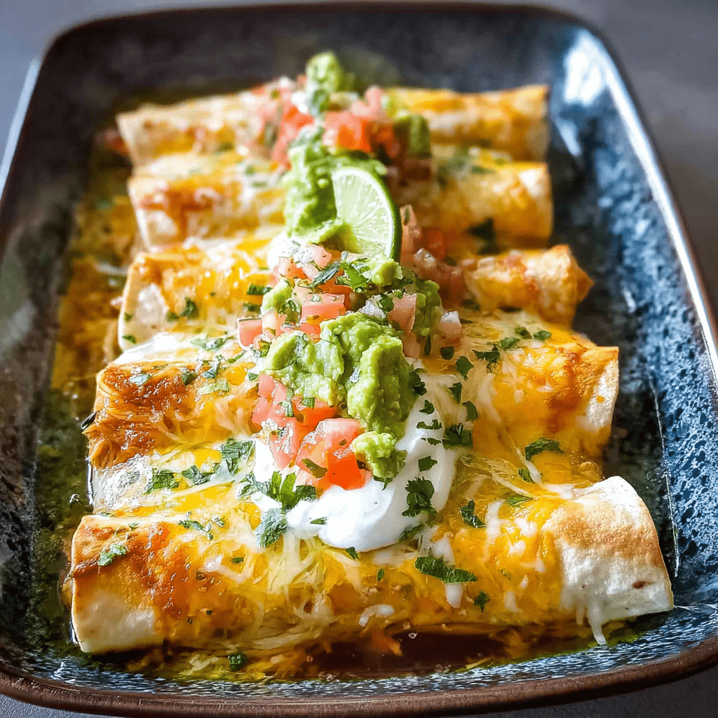 Honey Lime Chicken Enchiladas