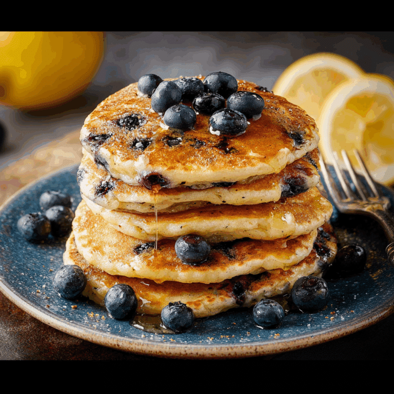 Lemon Blueberry Pancakes