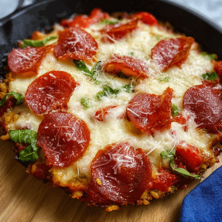 Low Carb Crustless Pizza Bowl
