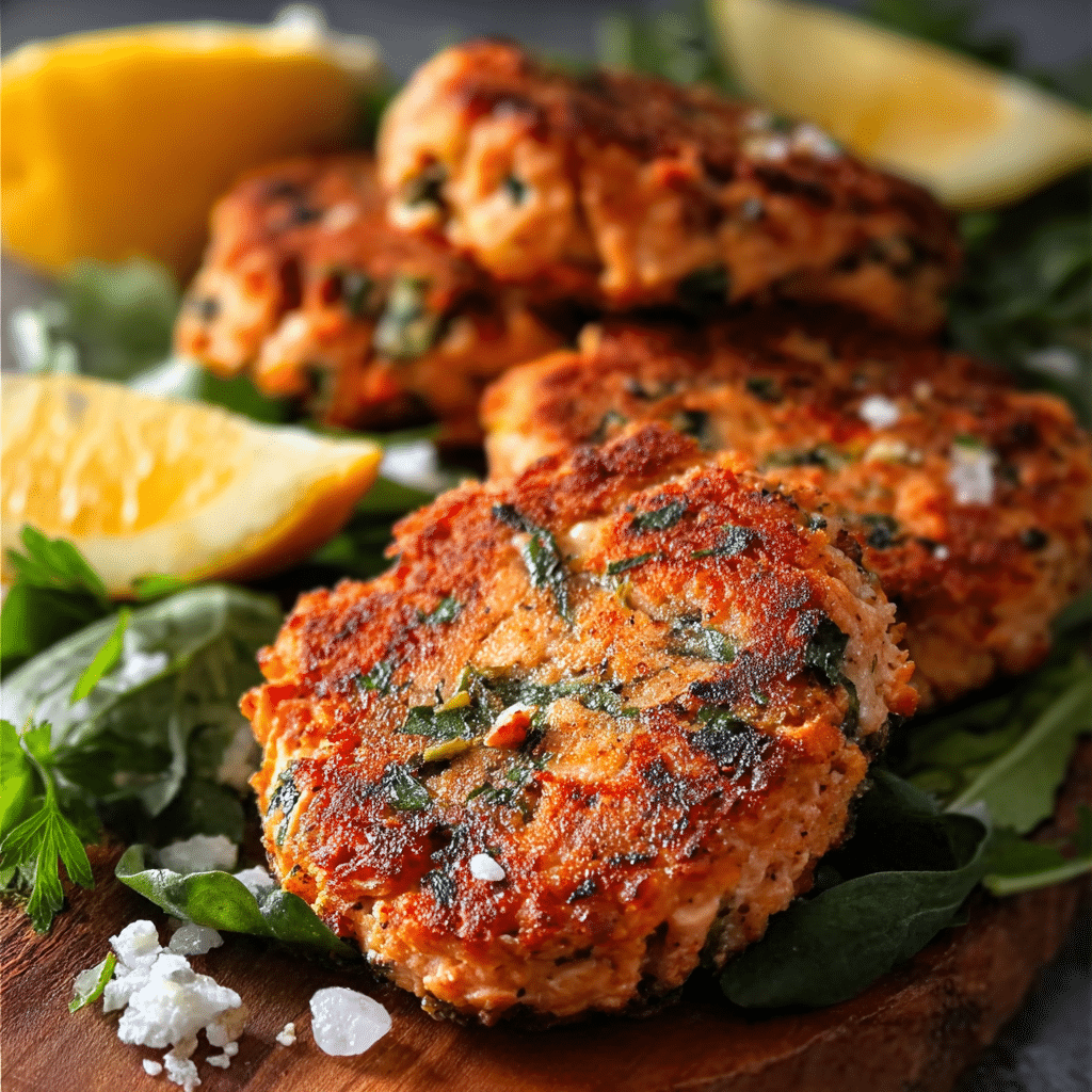 Mediterranean Salmon Patties