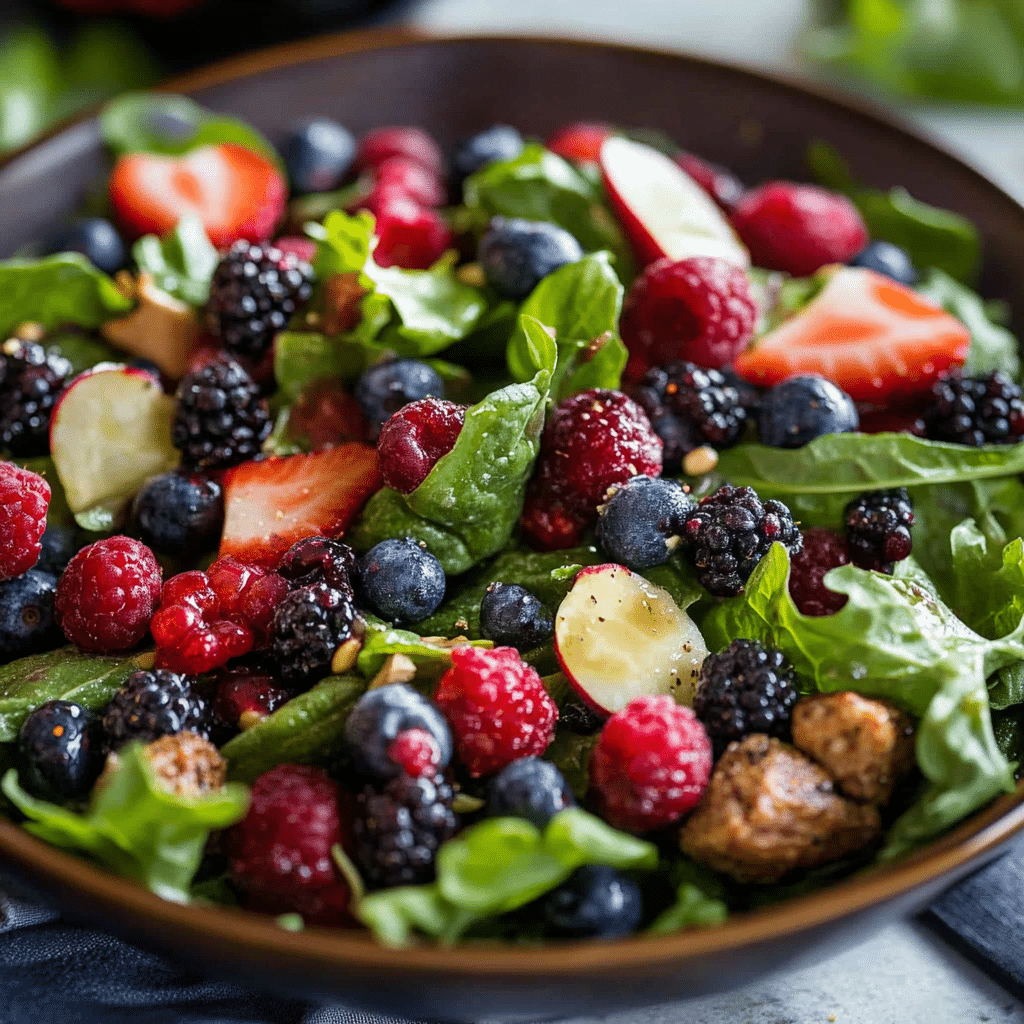 Mixed Green and Berries Salad