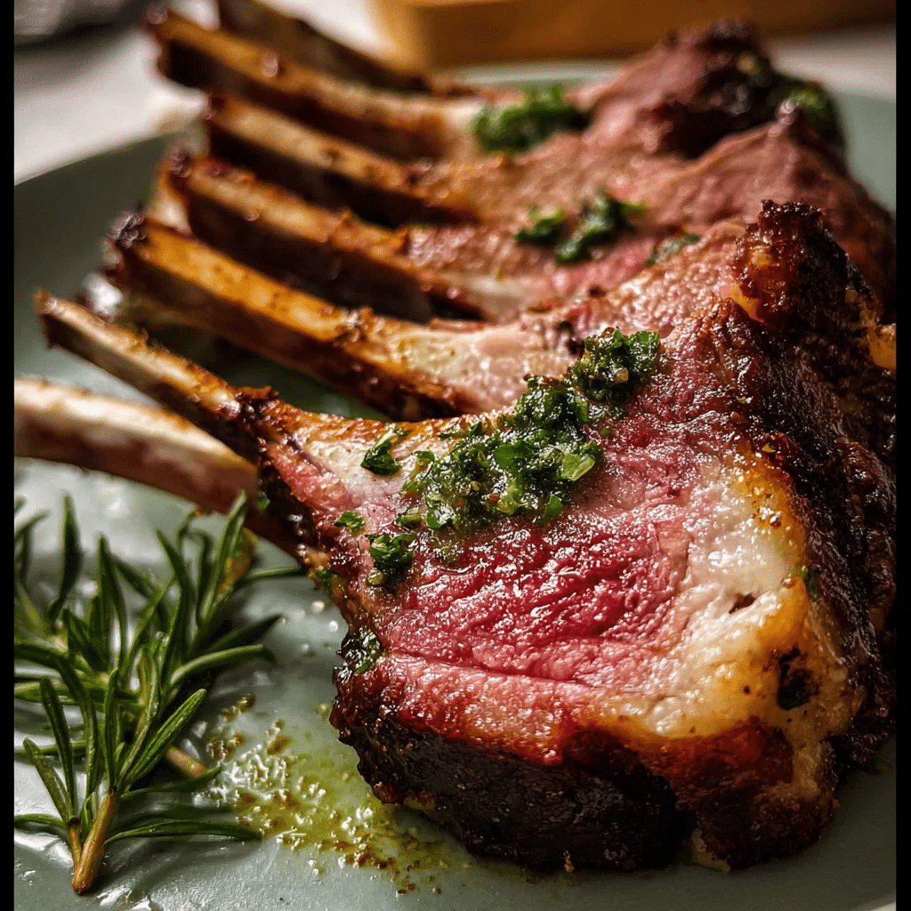 Perfectly Roasted Rack of Lamb