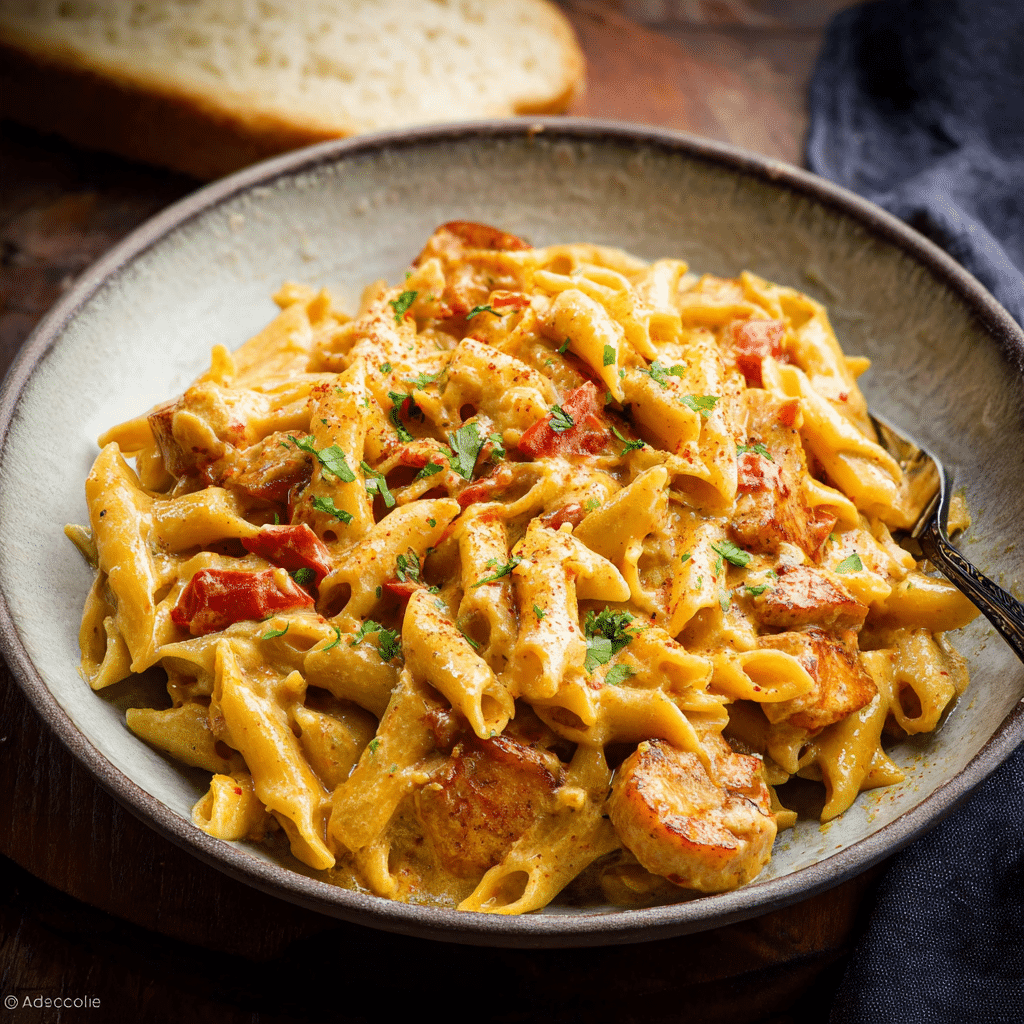Quick Creamy Cajun Pasta
