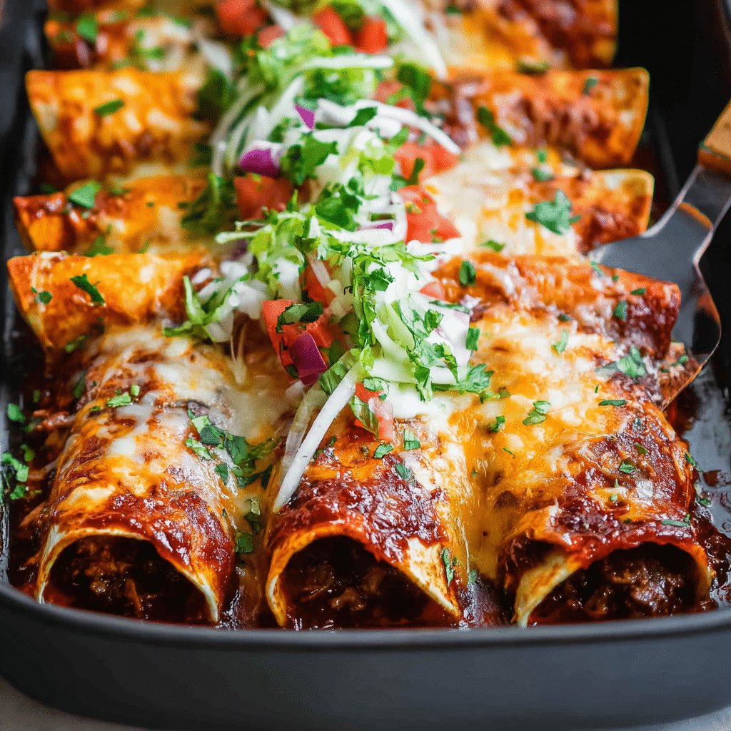 Shredded Beef Enchiladas Recipe