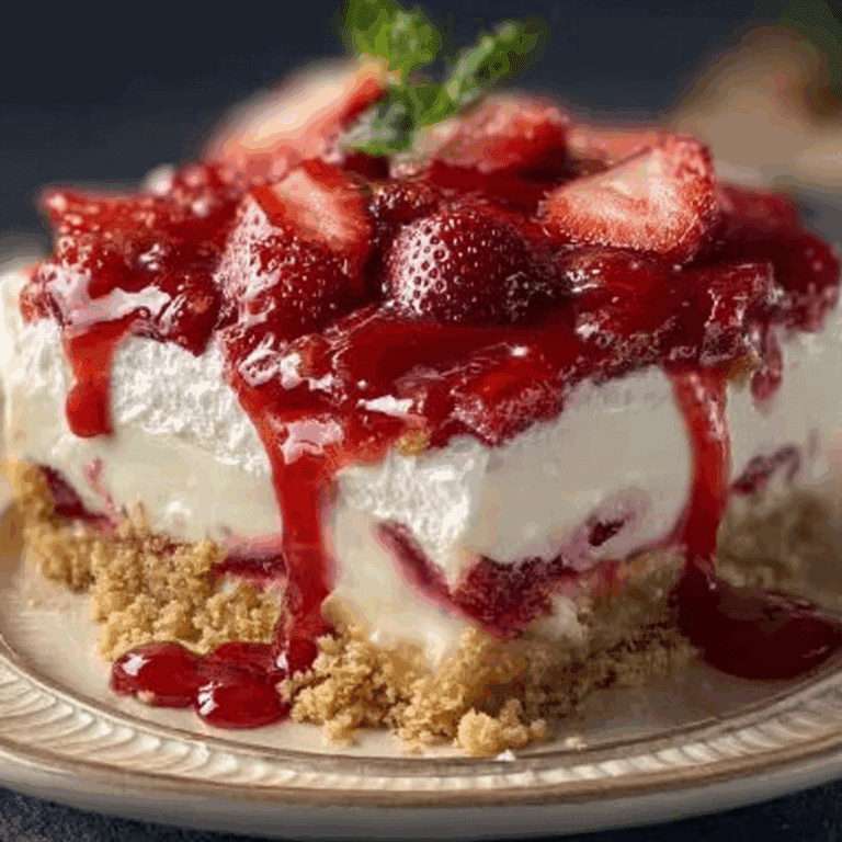 Strawberry Cheesecake Dump Cake