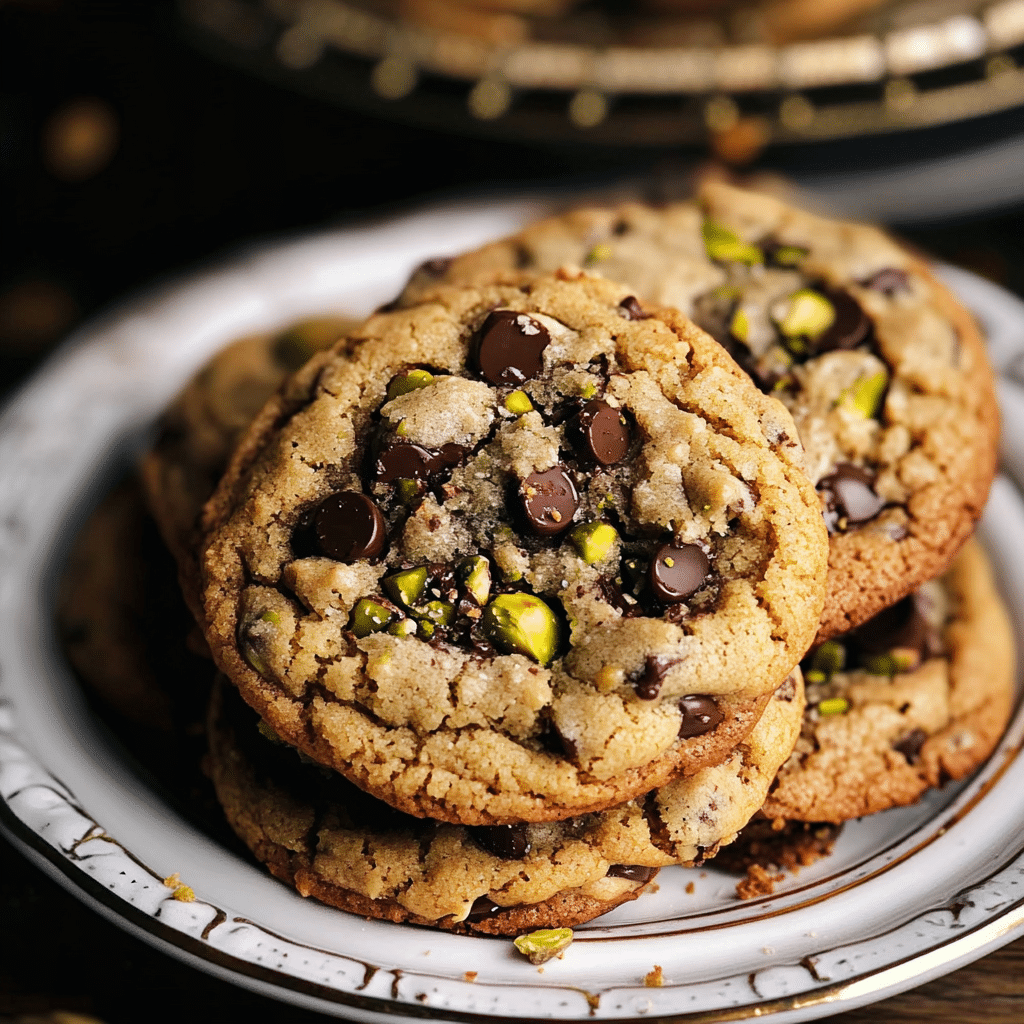 The Best Pistachio Chocolate Chip Cookies