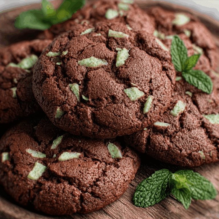 Chocolate Mint Cookies Recipe