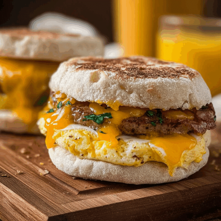 Make Ahead Freezer Breakfast Sandwiches