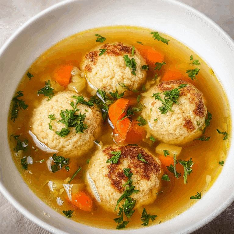Matzo Ball Soup