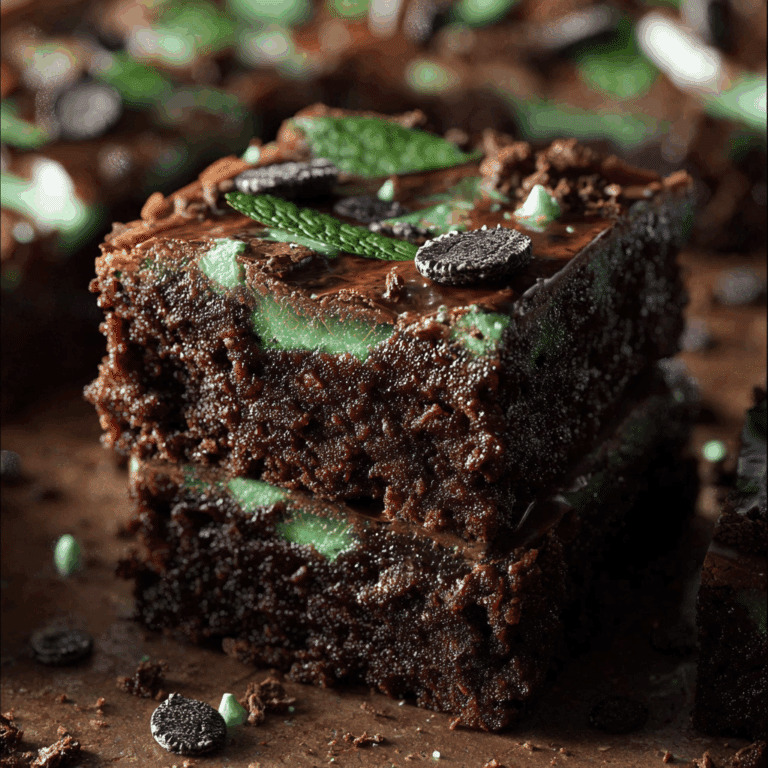 Mint Brownies Recipe