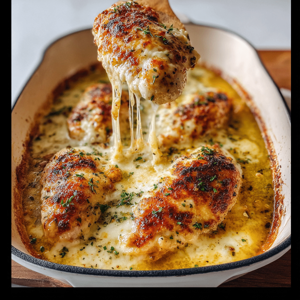 Mozzarella Chicken Bake