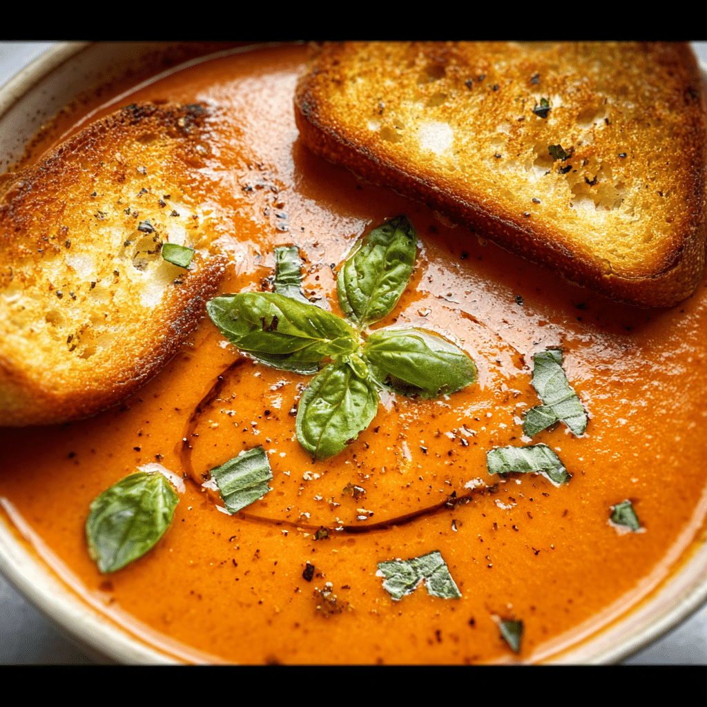 Panera Copycat Creamy Tomato Basil Soup