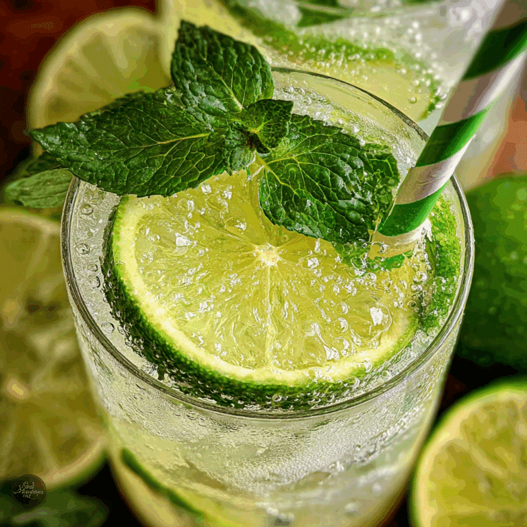 Sparkling Mint Limeade