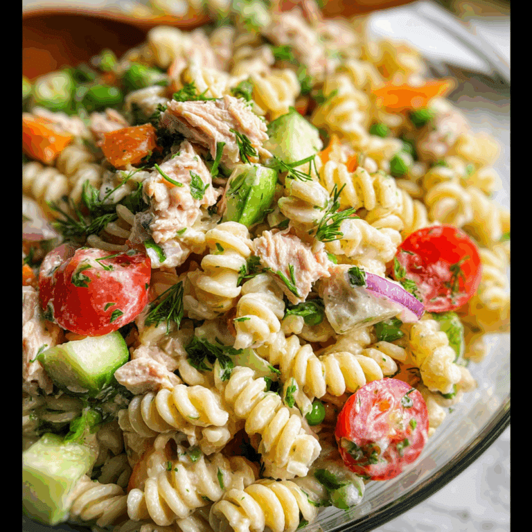 The Best Tuna Pasta Salad