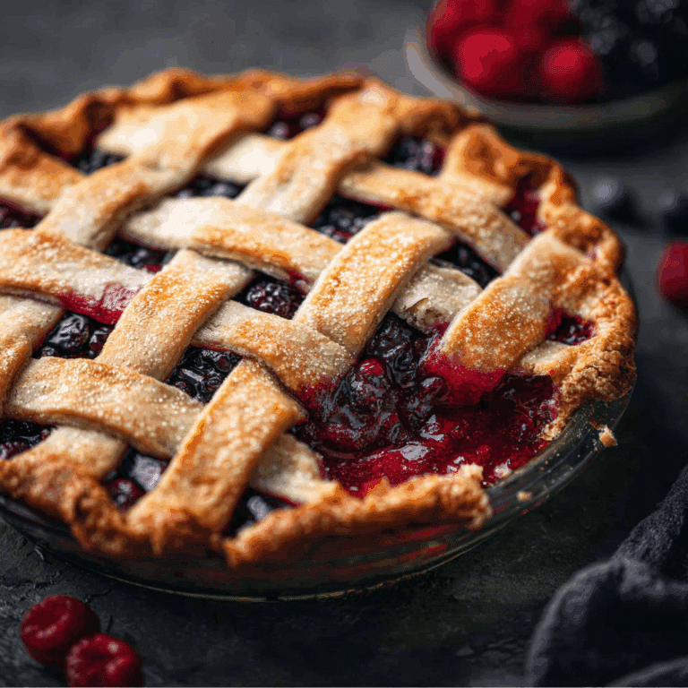 Triple Berry Pie Recipe
