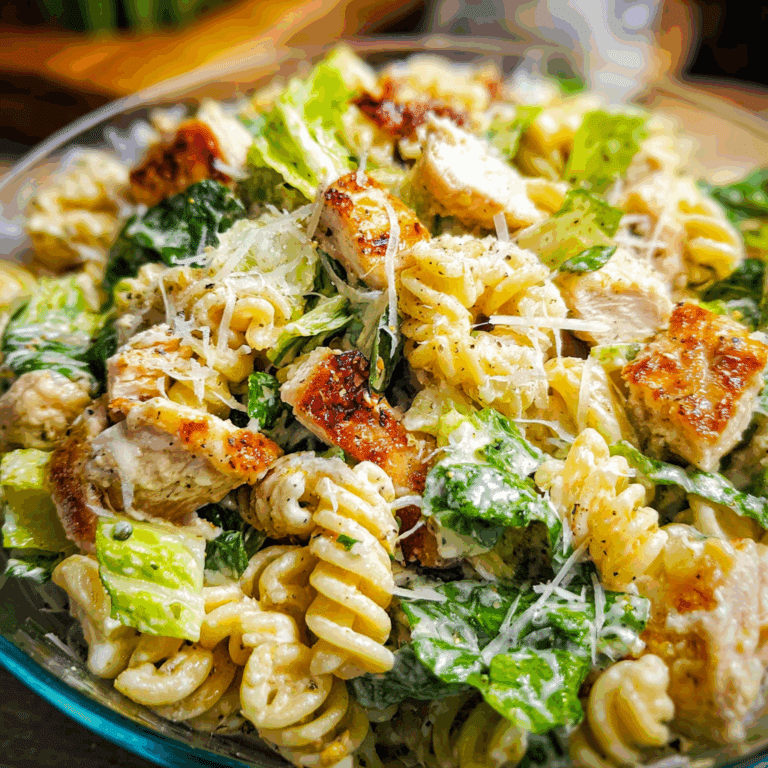 Chicken Caesar Pasta Salad