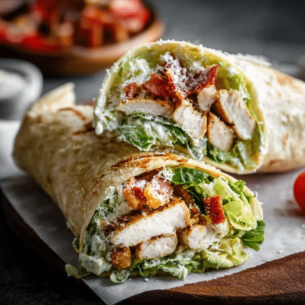Chicken Caesar Wrap Recipe