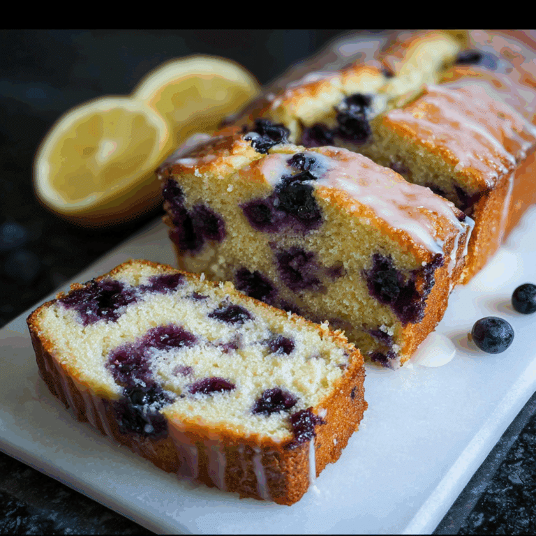 Classic Lemon Blueberry Bread