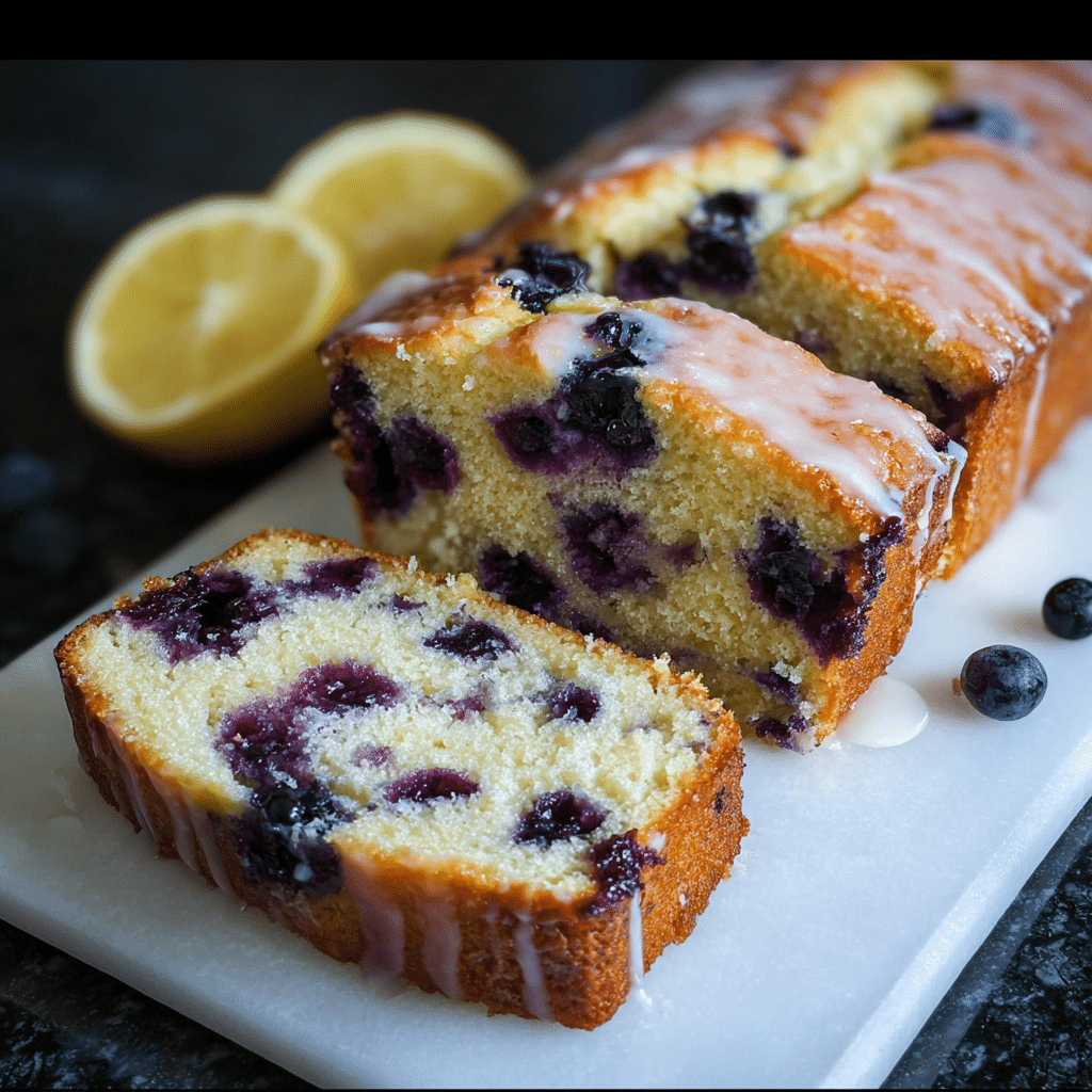 Classic Lemon Blueberry Bread