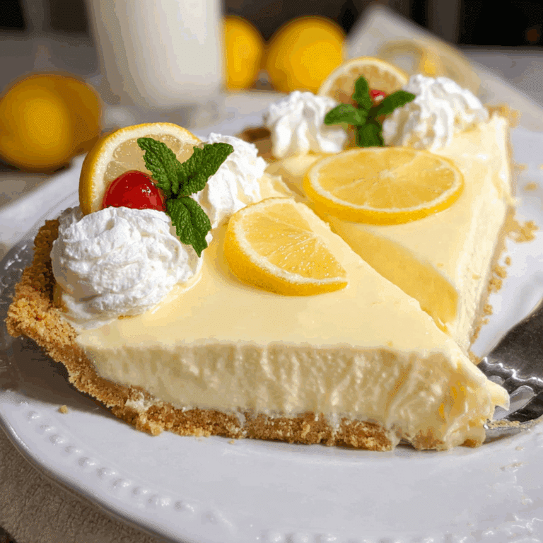 Lemon Chiffon Pie