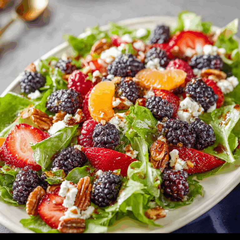 Mixed Greens and Berries Salad Recipe