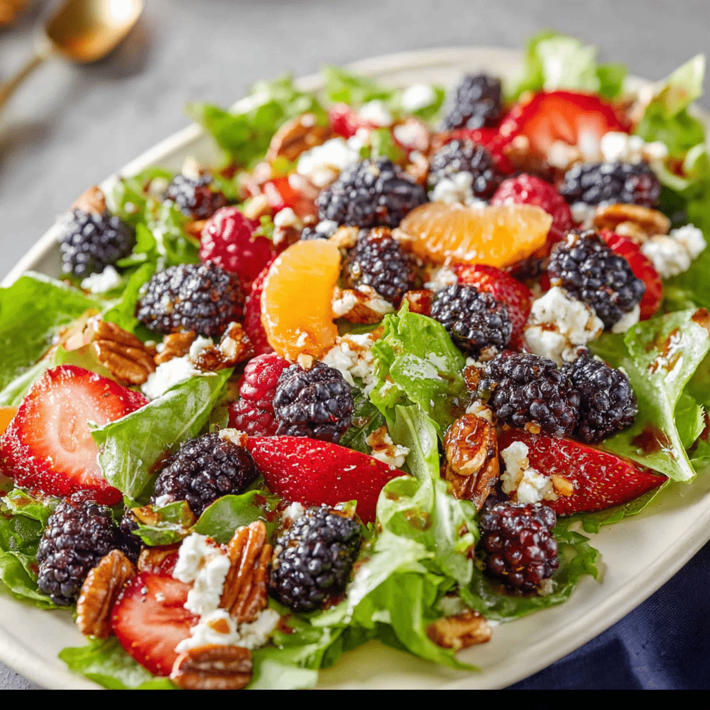 Mixed Greens and Berries Salad Recipe