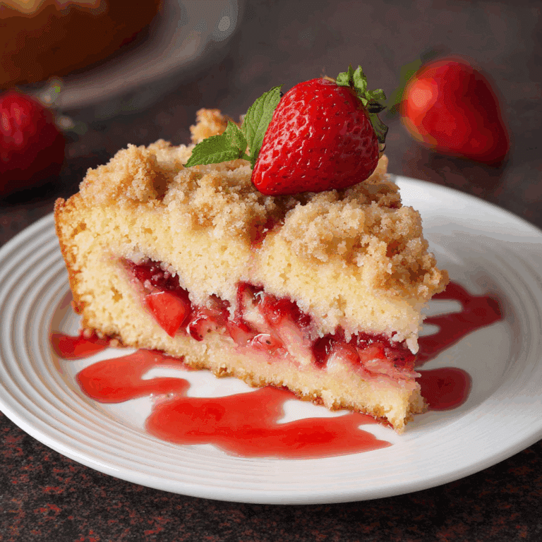 Strawberry Coffee Cake