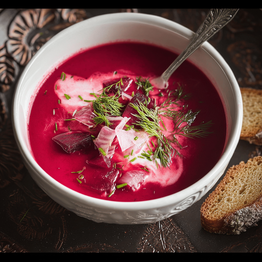 10-Minute Cold Beet Soup
