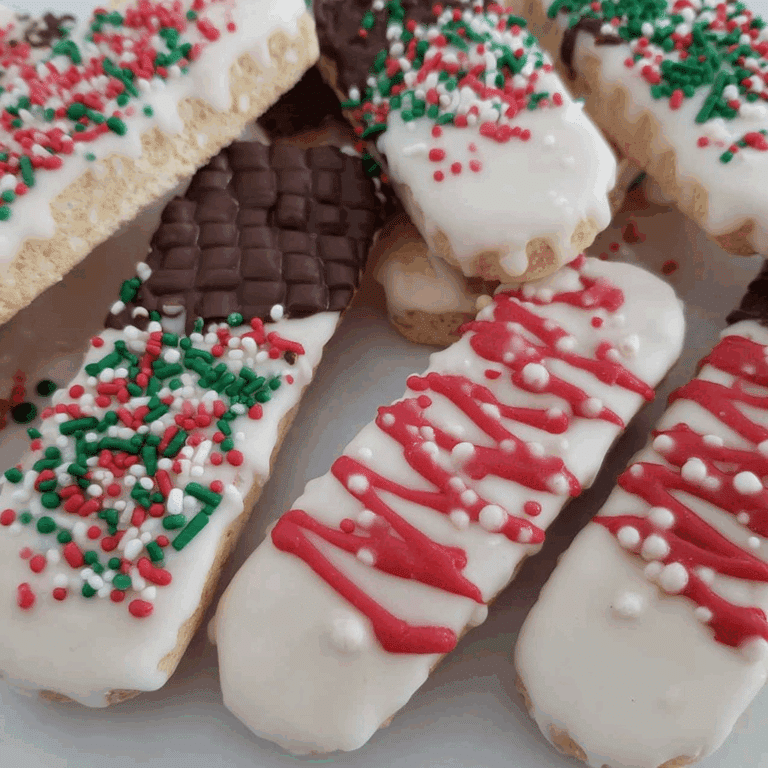 Chocolate-Dipped Sugar Wafers