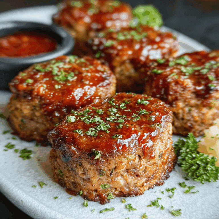 Easy and Delicious Mini Meatloaf