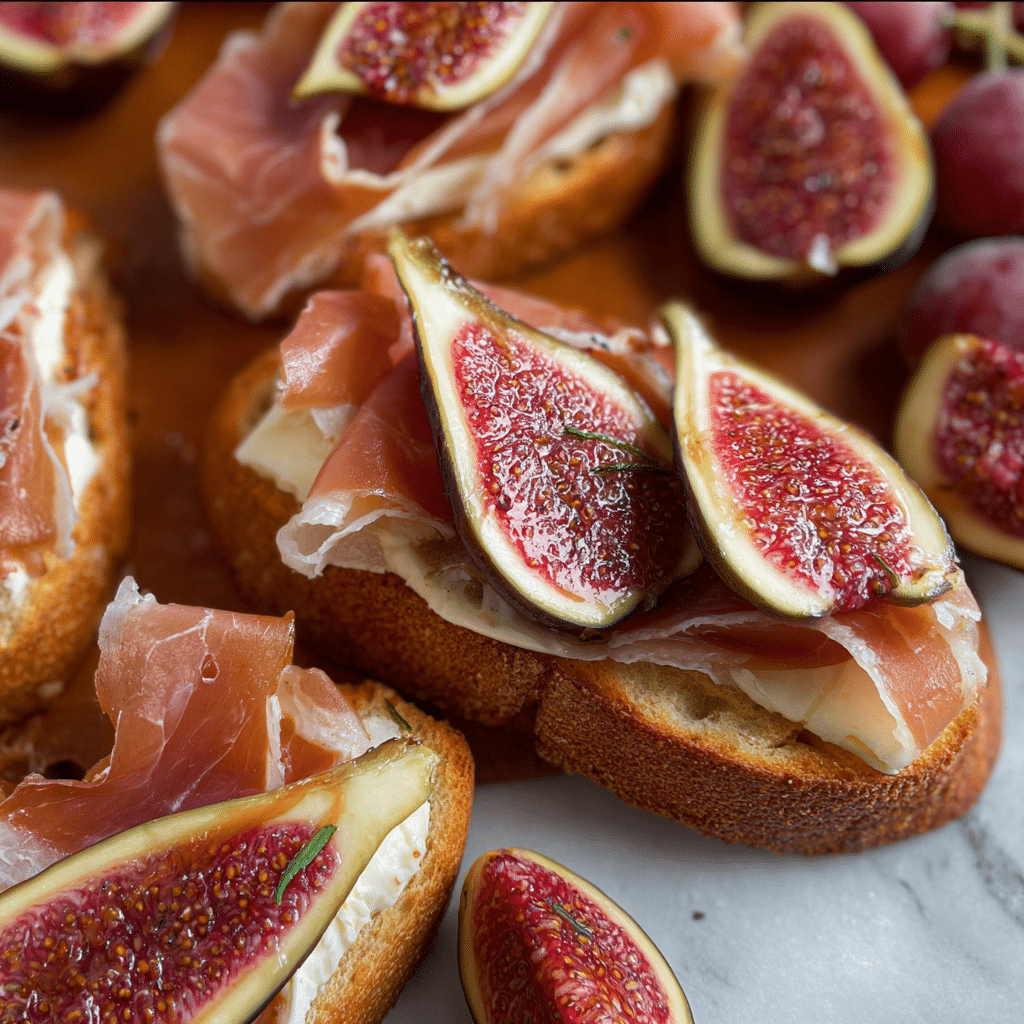 Fig & Prosciutto Crostini