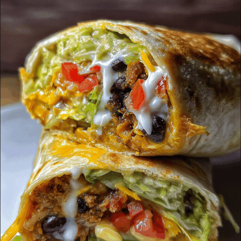 Homemade 7 Layer Burrito