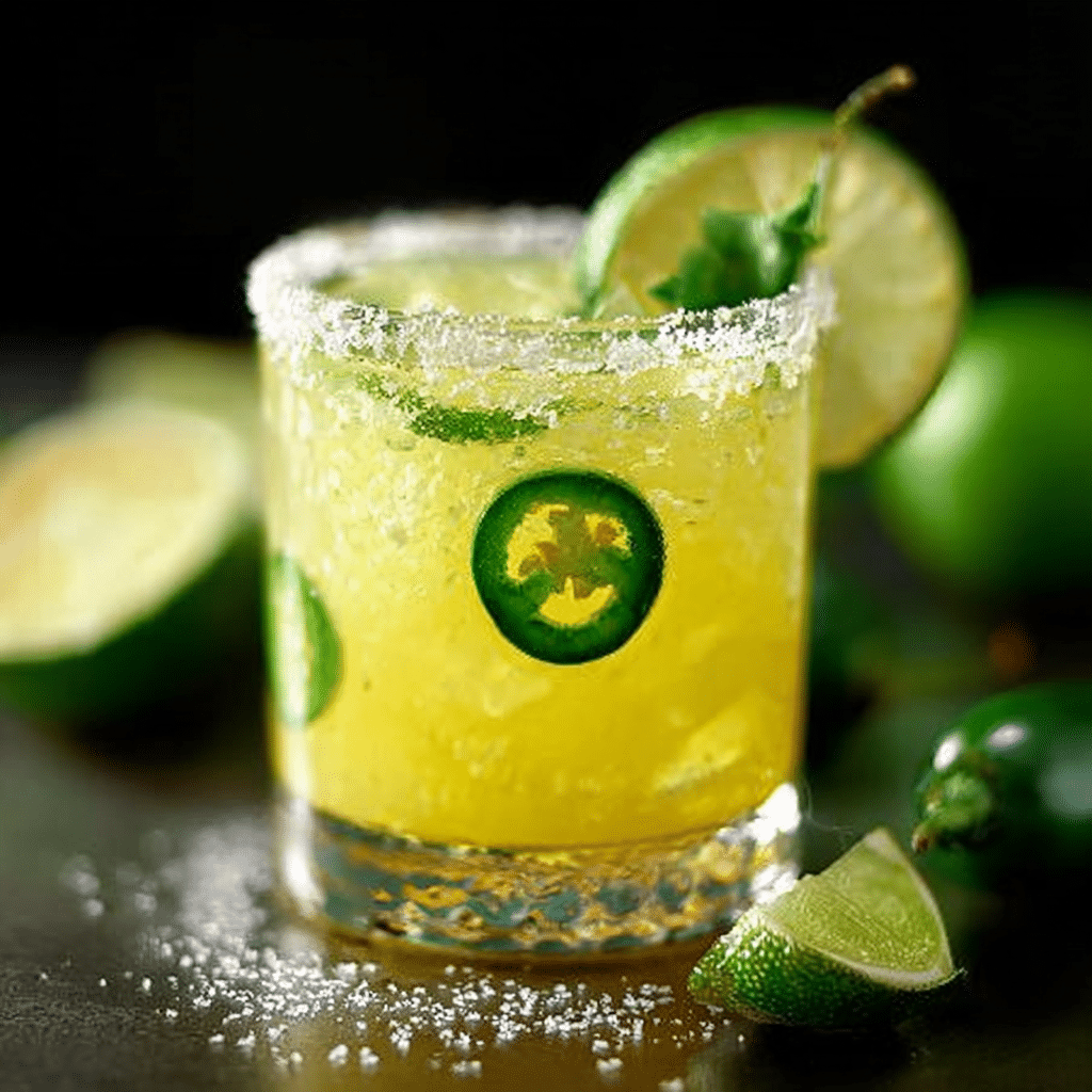 Jalapeno Margarita with Lime Twist