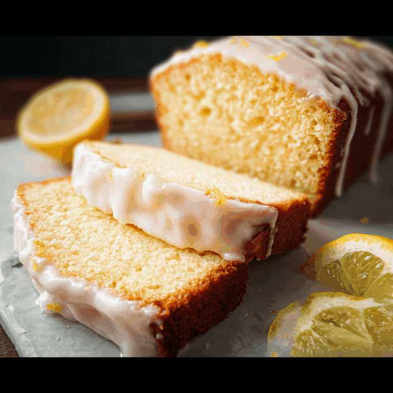 Lemon Pound Cake with Tangy Icing