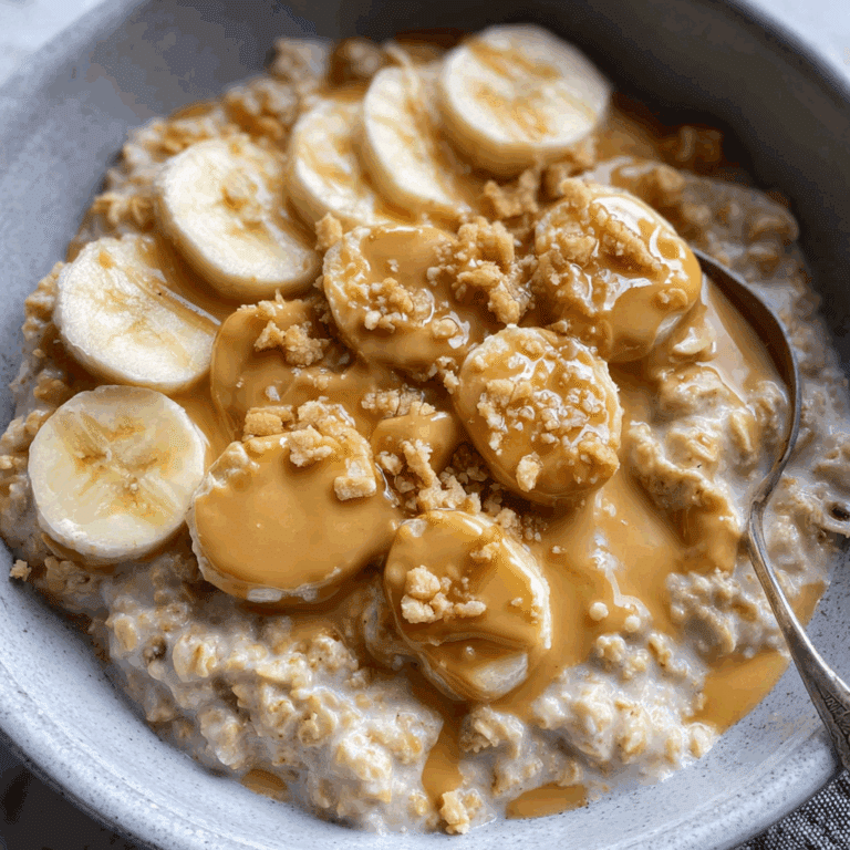 Peanut Butter Banana Oatmeal