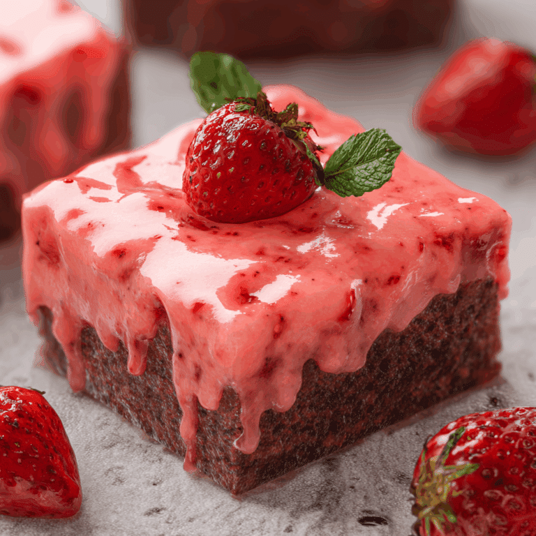 Strawberry Brownie